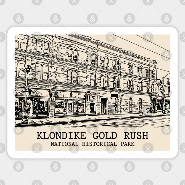 Klondike Gold Rush National Historical Park - Seattle Sticker by Lakeric